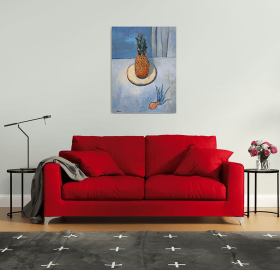 Pineapple with onion