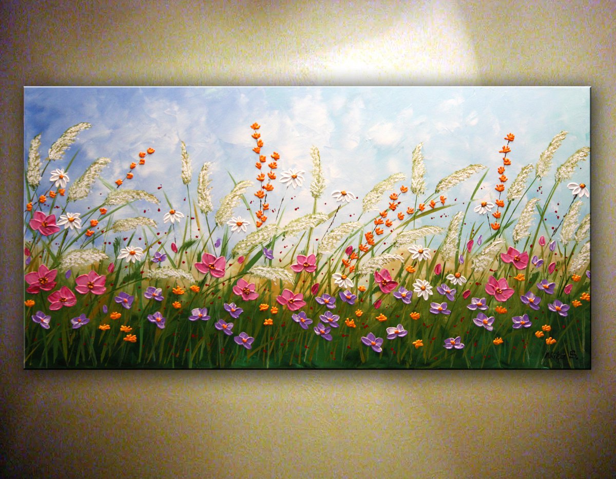 Blooming Field by Nataliya Stupak