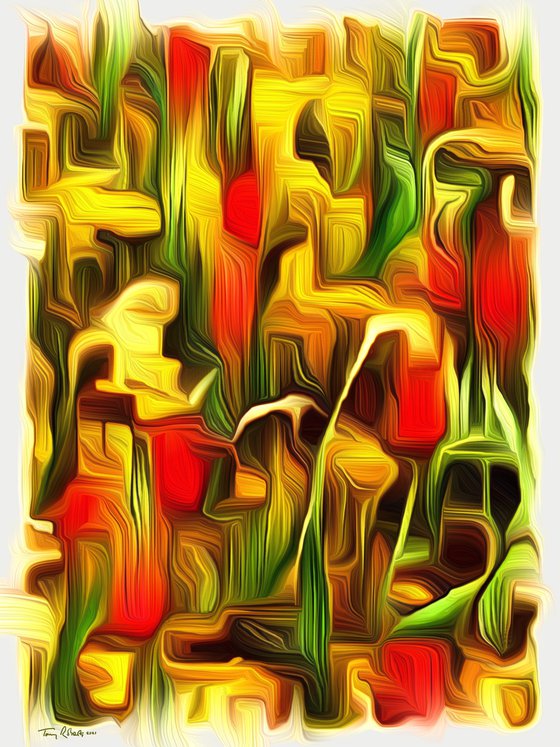 Abstract daffs