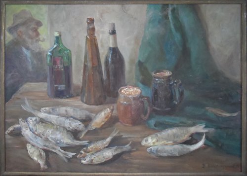 Old fishing treats by Viktor Mishurovskiy