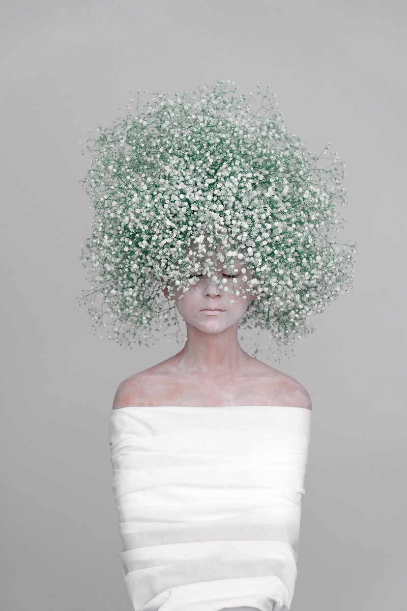 Surrealistic Portrait Photograph By Anastasia As, 18 X 26, Cocoon, Original Artwork