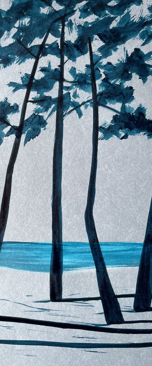 Cap Coz - blue ink by Cadiou Frederic