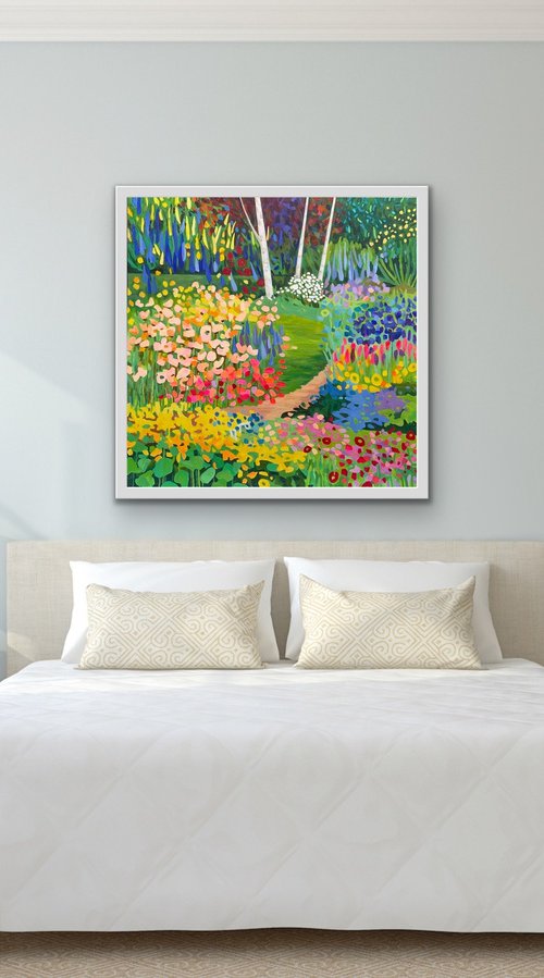 Flower Garden III by Christine Harrison