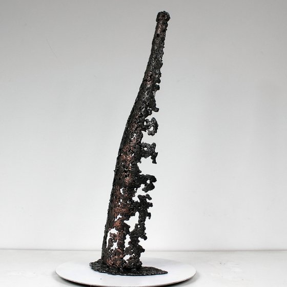 Bottle Pear – Metal Lace Sculpture