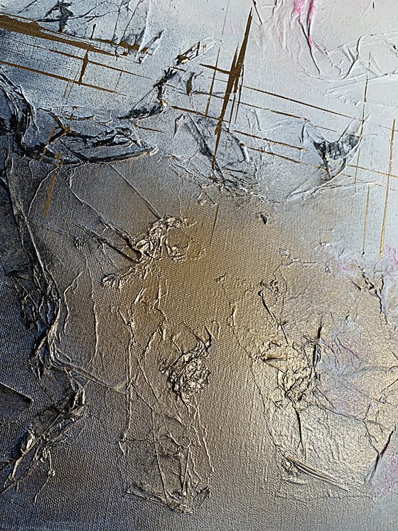 Auric Veil Pink Gold Navy