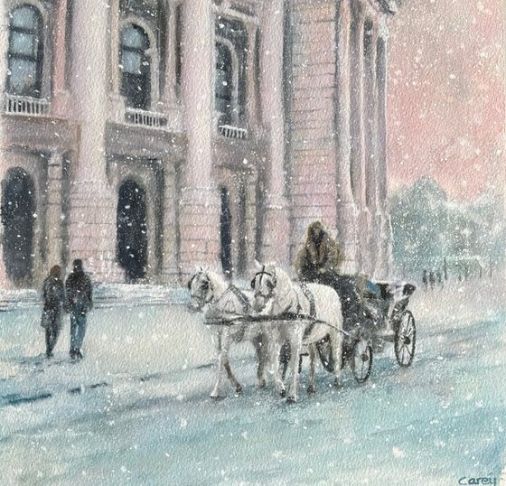 Vienna in snow