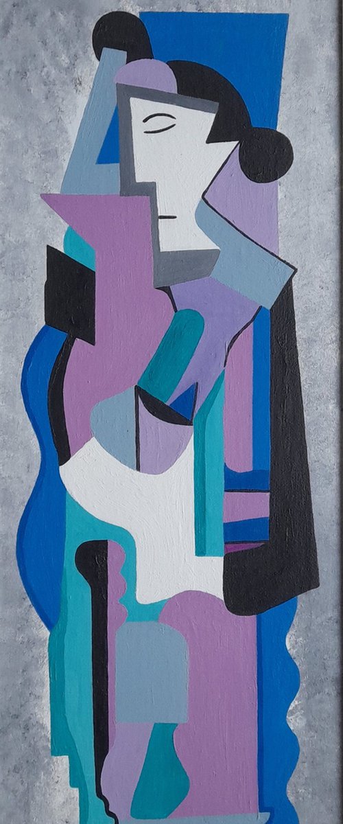 Lilac Figure by Paul Heron