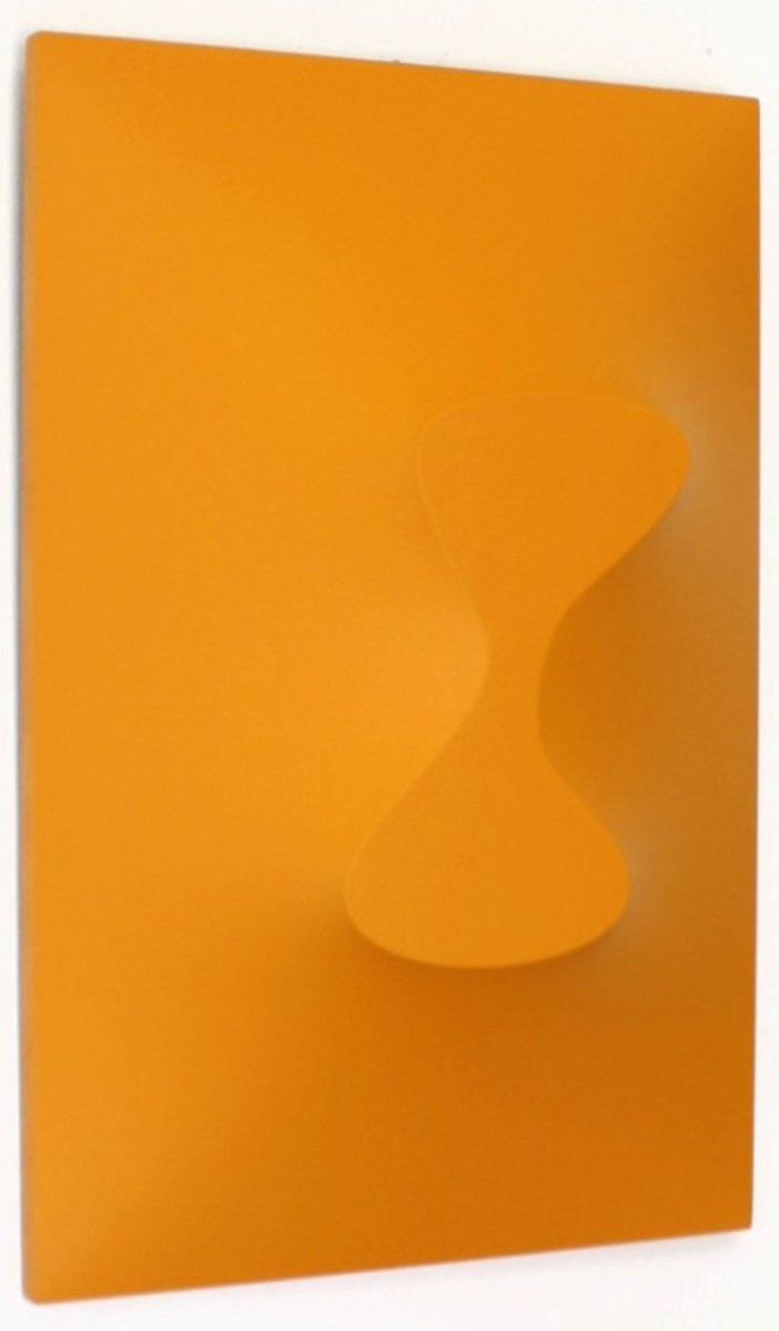 Geometric Abstract Sculpture By Alessandro Butera, 16 X 24, Harmony And Form, Original Artwork