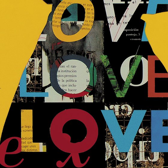 Collage_32_30x30 cm_Love yellow