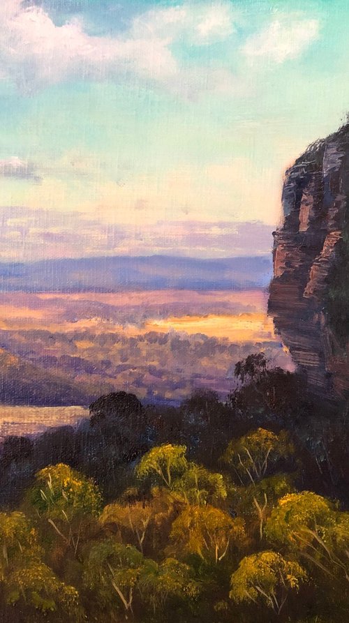 Afternoon shadows at Blackheath, Blue Mountains, NSW by Christopher Vidal