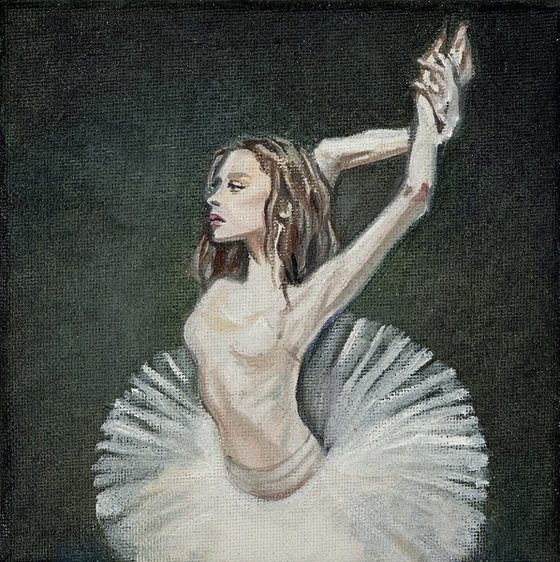 Ballerina 2 | Contemporary ballerina painting