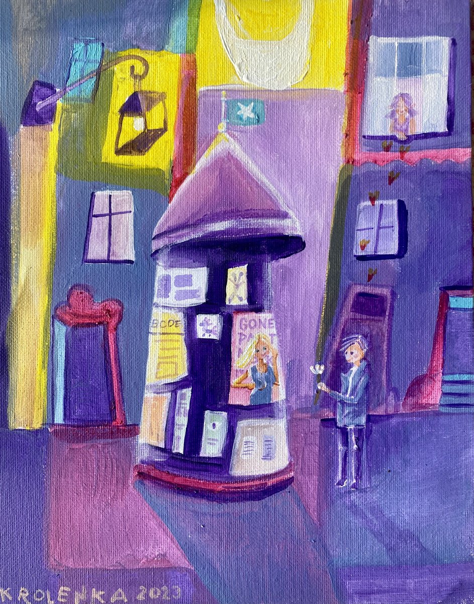 Impressionistic Portrait Painting By Alexandra Krasuska, 10 X 12, Don