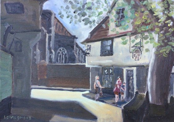After noon, Elm Hill, Norwich