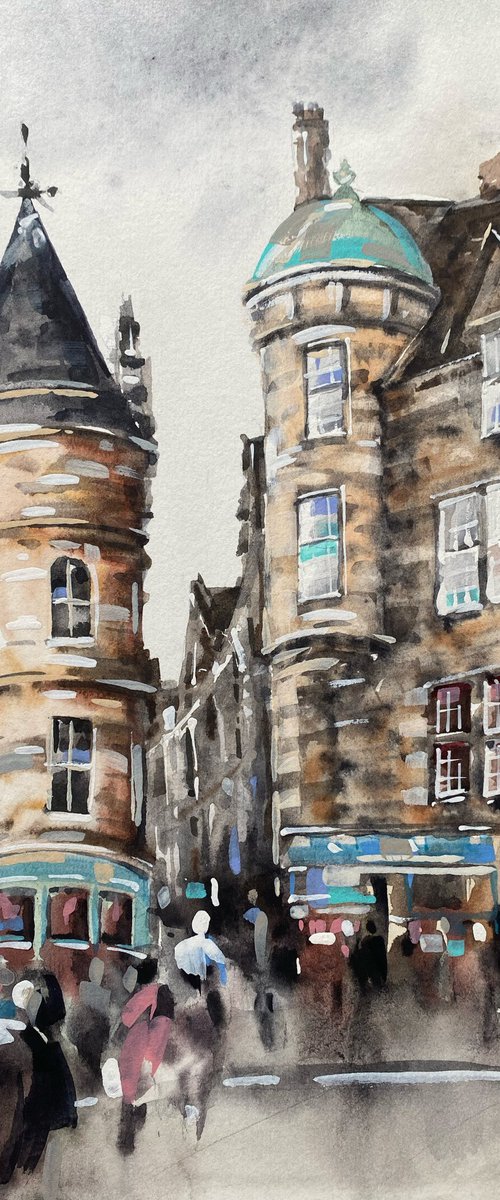 Edinburgh street. by Galina Poloz