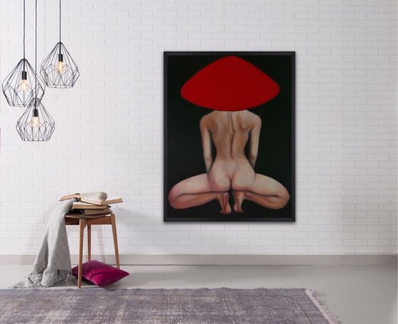 Valentina  (nude model in red hat)