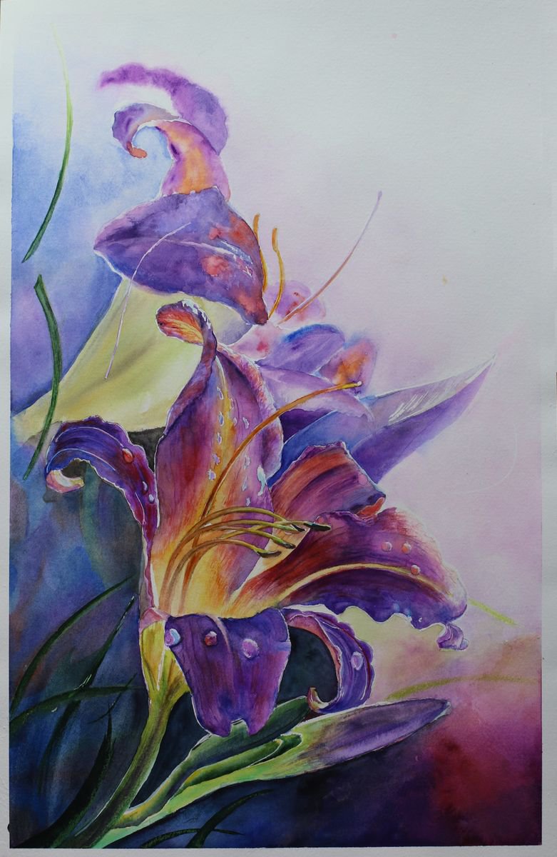 Lilies by Irina Kozulina
