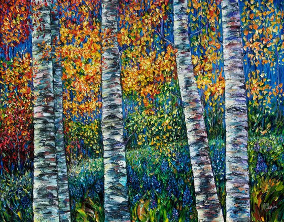 The Aspen Blues PALETTE KNIFE