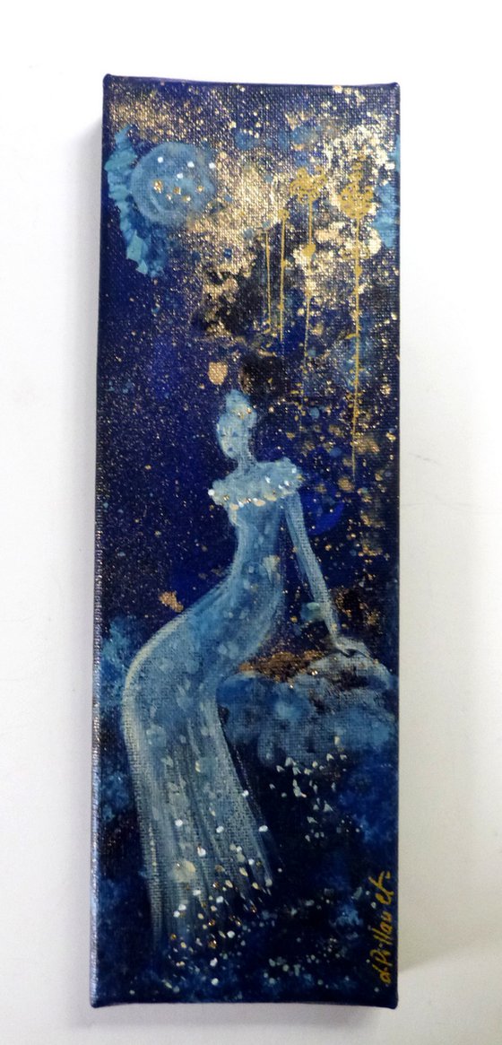 The blue lookout 10x 30 cm