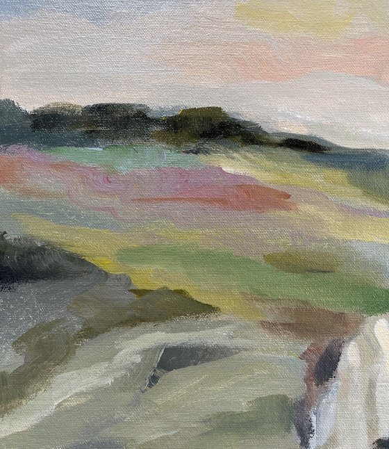 Spring Seaside Cliff