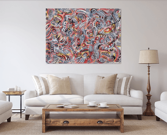 MICROORGANISM 110x150cm