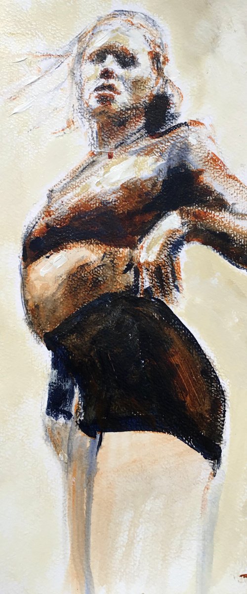 Dancer study by Dominique Dève