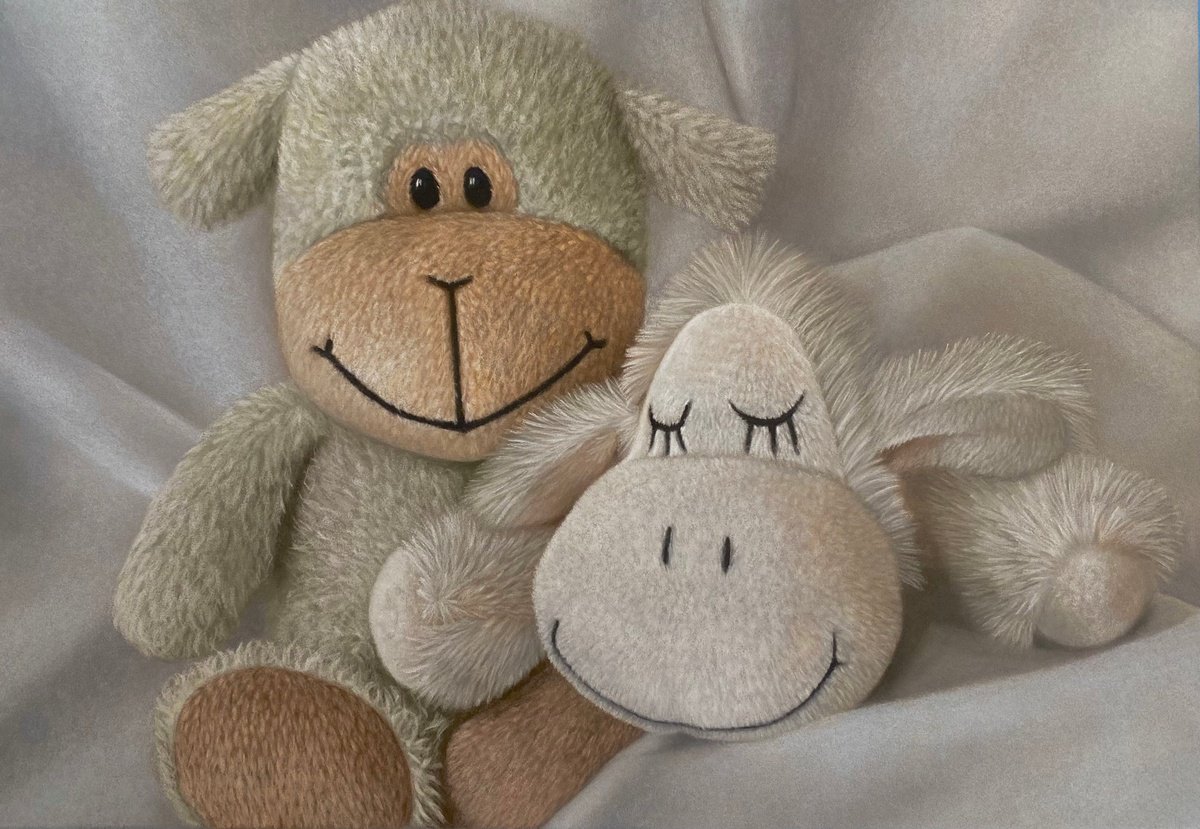 Teddy and Friend by Debra Spence