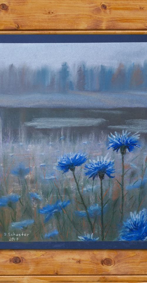 Wildflowers serie. Blue by Yulia Schuster