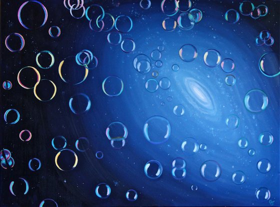 Soap Bubbles in Space