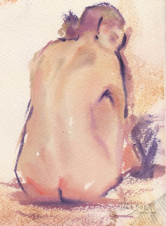 Nude woman. 2023