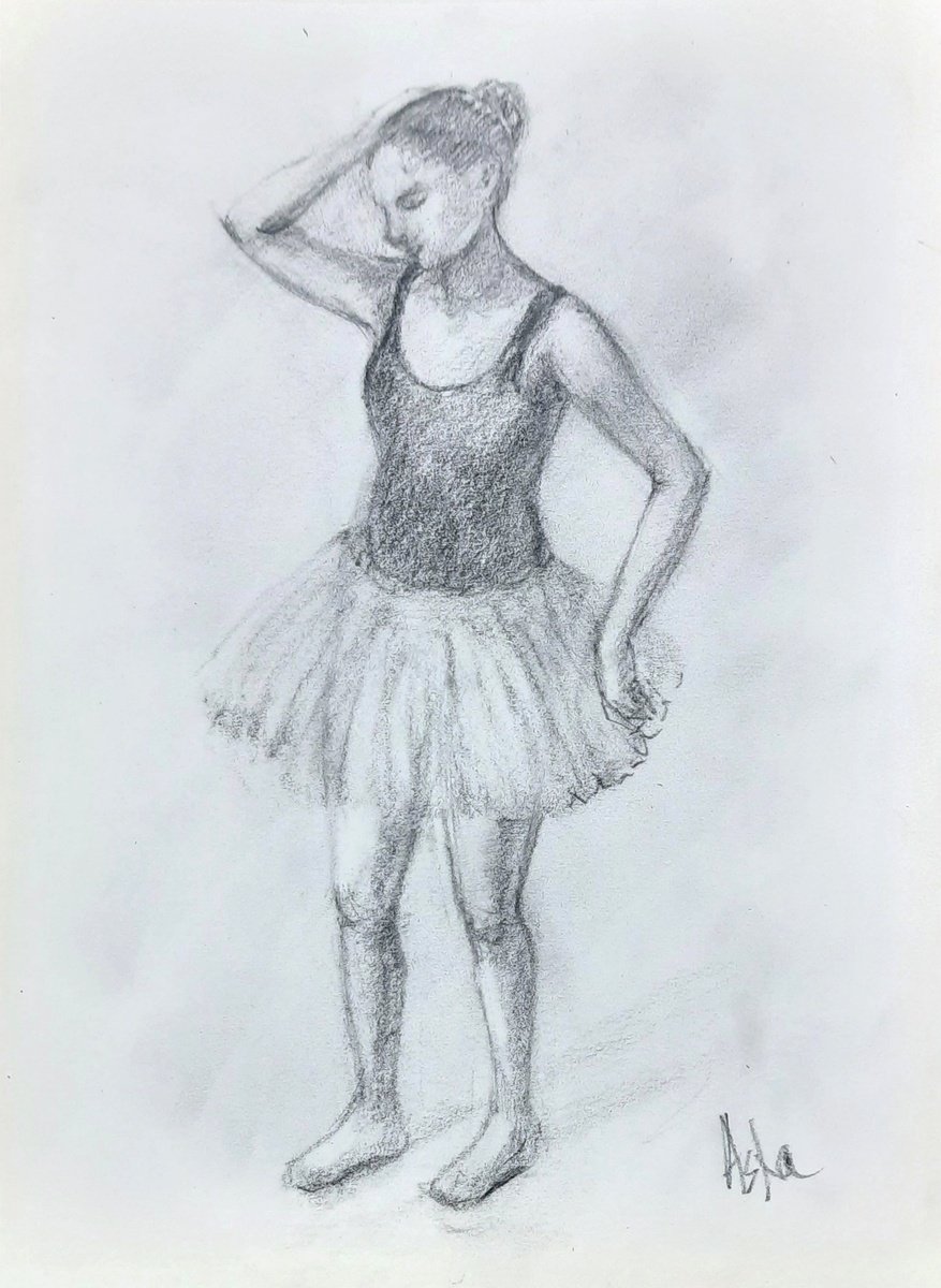 Ballerina Sketch 6 by Asha Shenoy