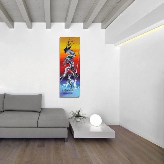 Spirits Rising II (Spirits Of Skies 075032) (50 x 150 cm) XXL vertical (20 x 60 inches)