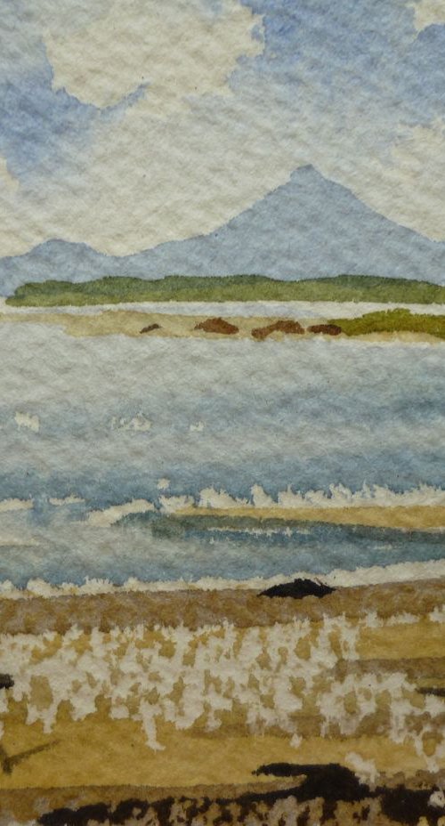 Killiney Strand at morning time by Maire Flanagan