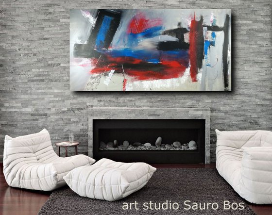 EXTRA LARGE PAINTING ON CANVAS/BEDROOM WALL ART/ORIGINAL PAINTING/OVERSIZED PAINTINGS/LARGE OIL PAINTING SIZE-180X90 CM TITLE C321