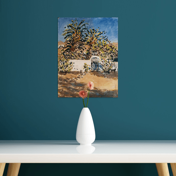The palm tree house