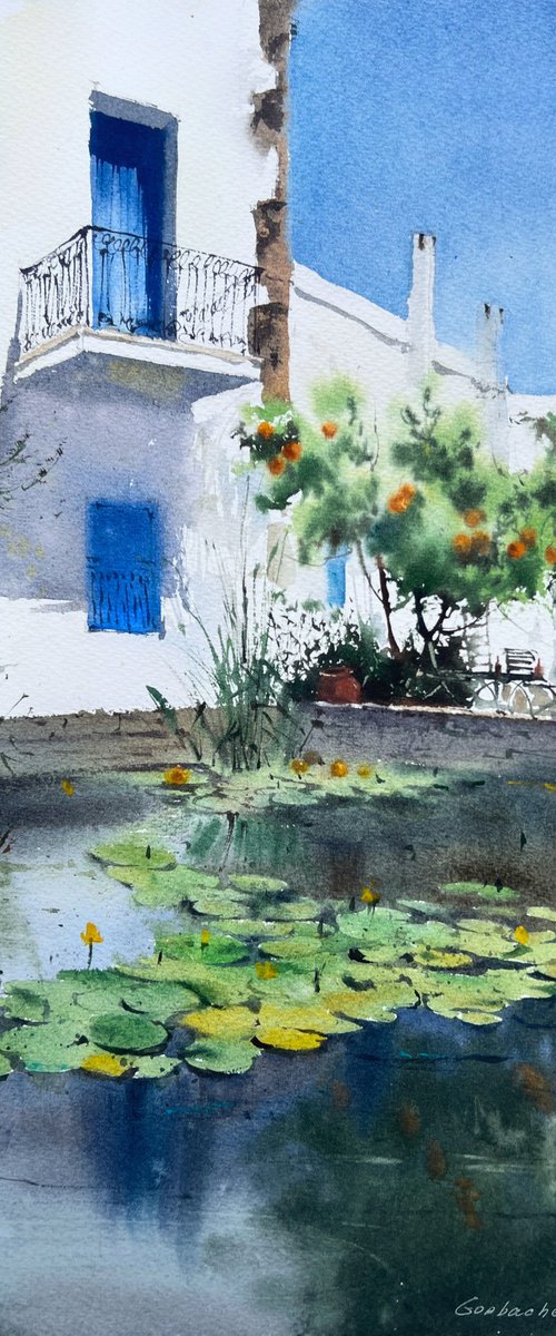 English village  Cyprus #17 by Eugenia Gorbacheva
