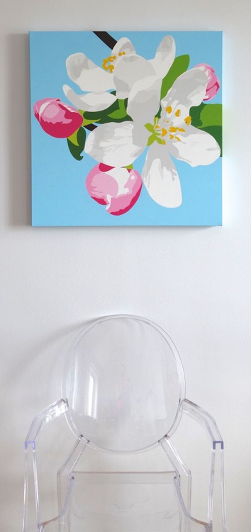 Apple Blossom Acrylic Painting By Susan Porter Artfinder
