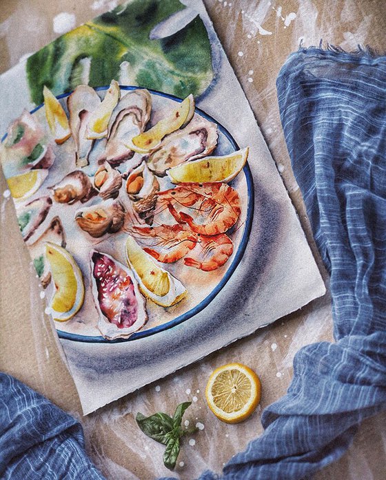 Seafood plate