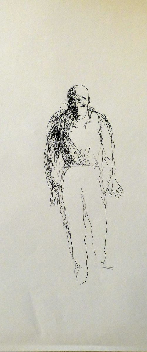 Single Figure #2, 29x41 cm by Frederic Belaubre