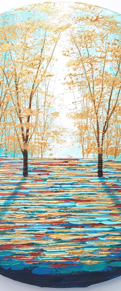 Sunlight Forest Glade by Amanda Horvath