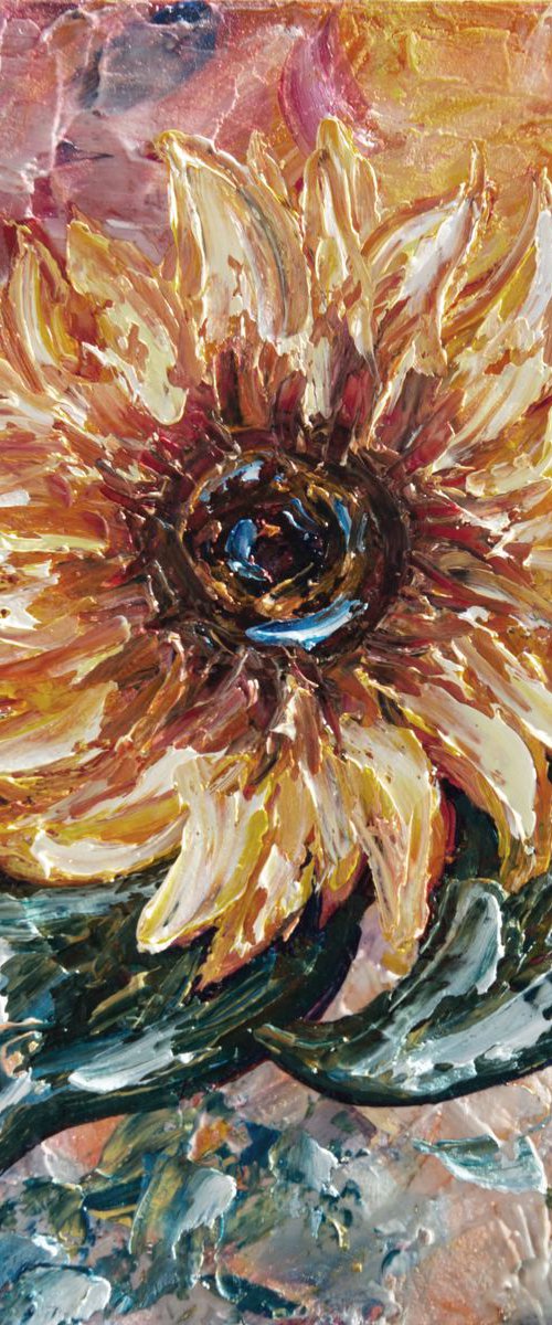 Ah, Sunflower! by Olena Art by Lena Owens at OLena Art