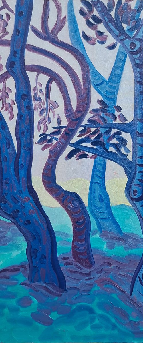 Blue Pines by Kirsty Wain