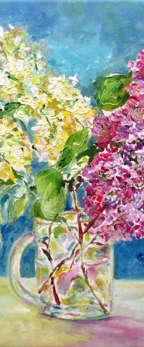 Lilac in a Glass by Katia Ricci