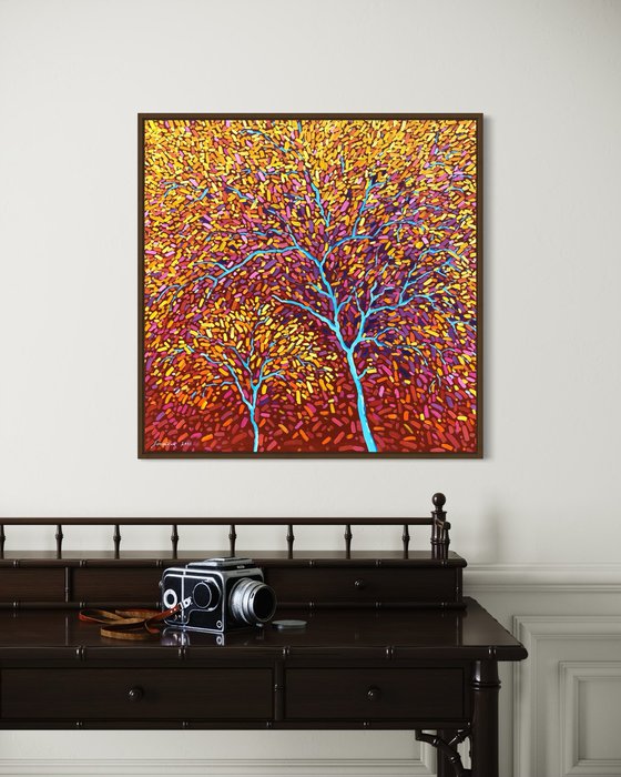 Colourful tree