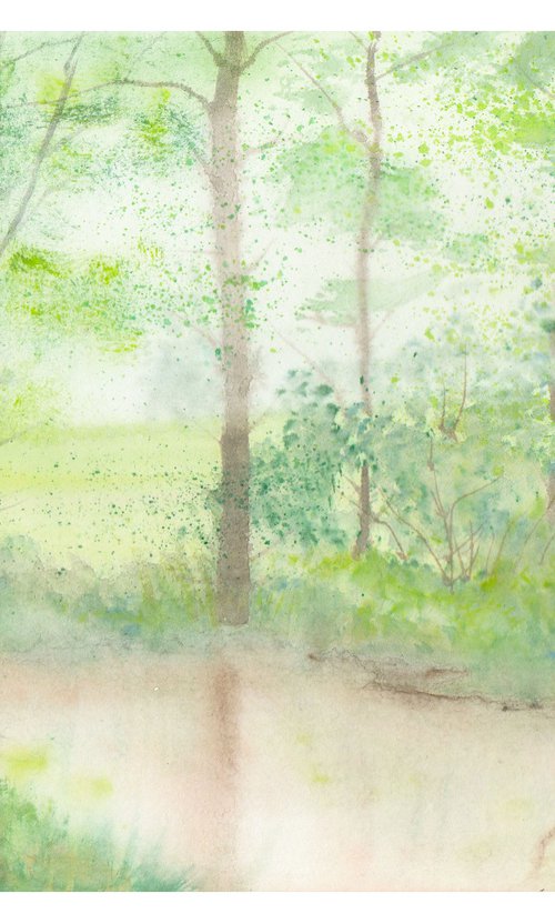 On the border of the forest by Yulia Schuster