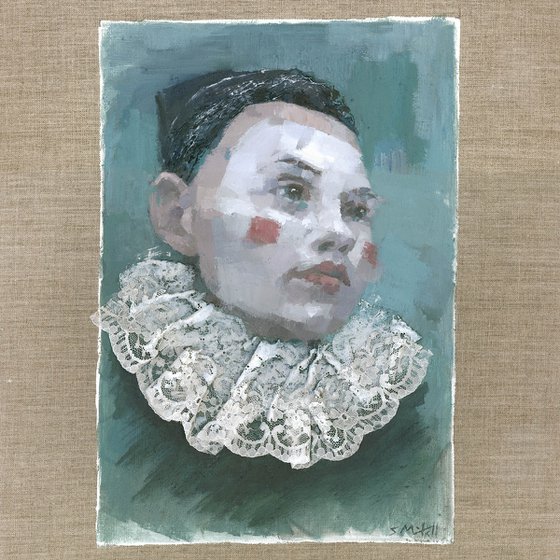 Portrait of a Pierrette