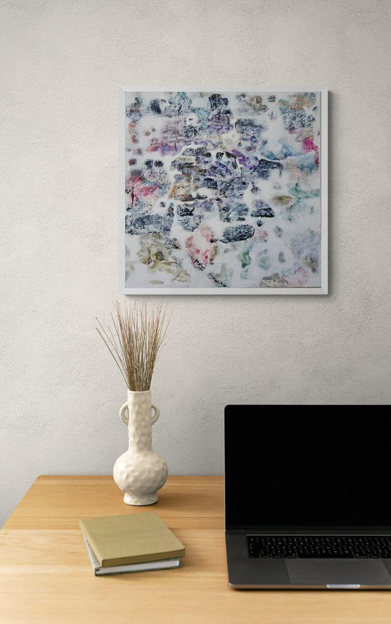 Interwoven Field Abstract Painting