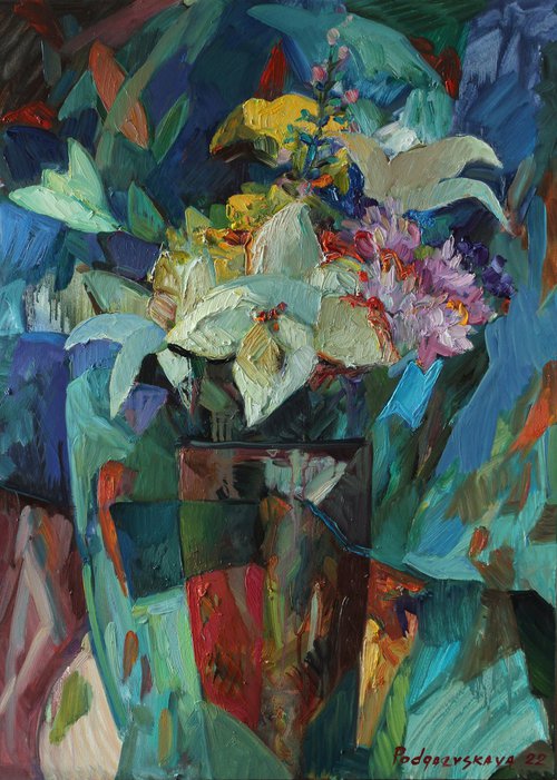 Birthday bouquet. by Marina Podgaevskaya