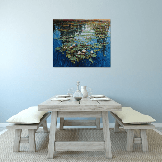 White Water Lilies Pond