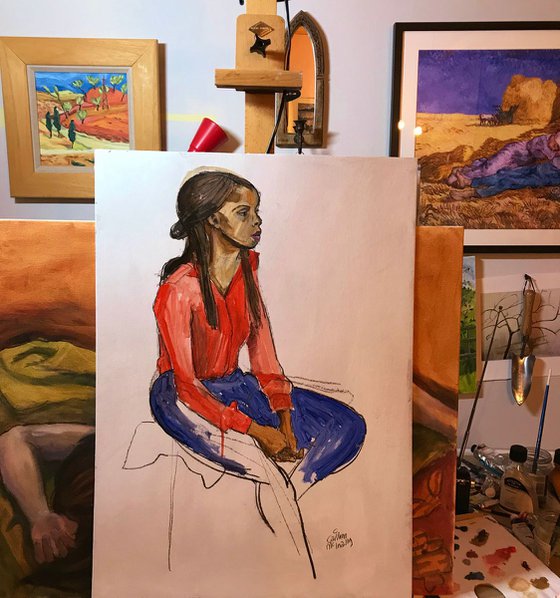 Red shirt
