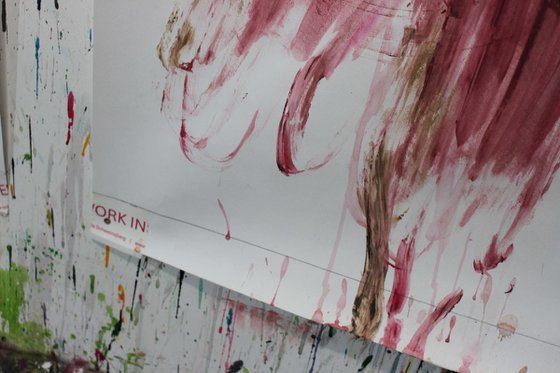 She Paints Outside the Lines No. 4